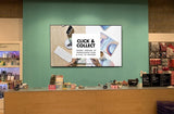4k large format commercial display retail customer information