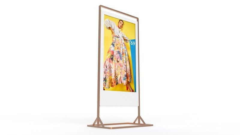 freestanding super slim double-sided digital posters - 18