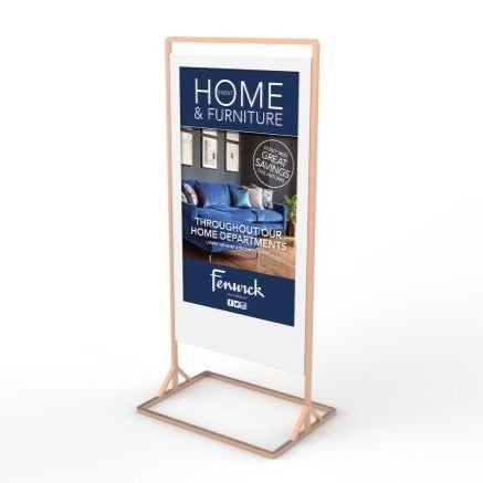 freestanding super slim double-sided digital posters - 0