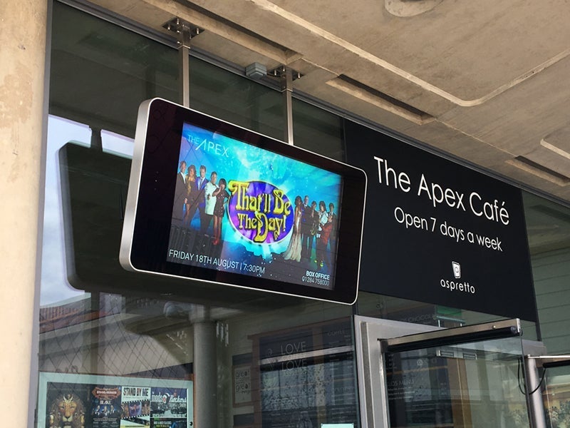 Outdoor Advertising Display Screen Cafe