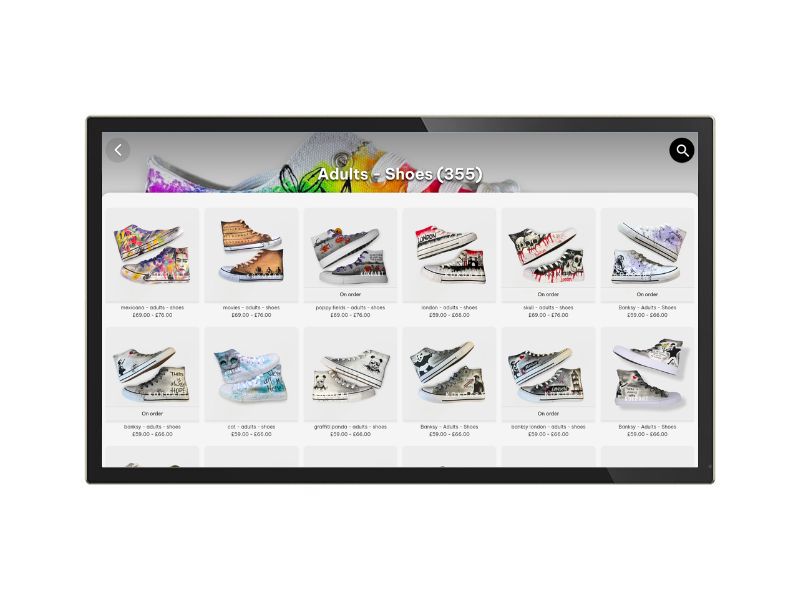 Cloud Shelf 22" Touch Screen Trainers Collection