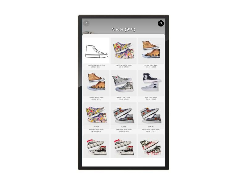 Cloud Shelf 22" Touch Screen Shoes Collection Portrait